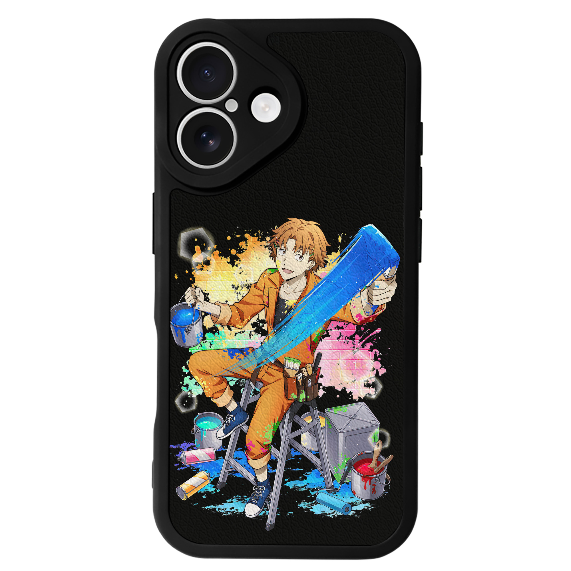 （画像用） 文豪ストレイドッグス Bungo Stray Dogs 【iPhone 16シリーズ対応】シリコンスマホケース（レザー調） 材質：シリコン